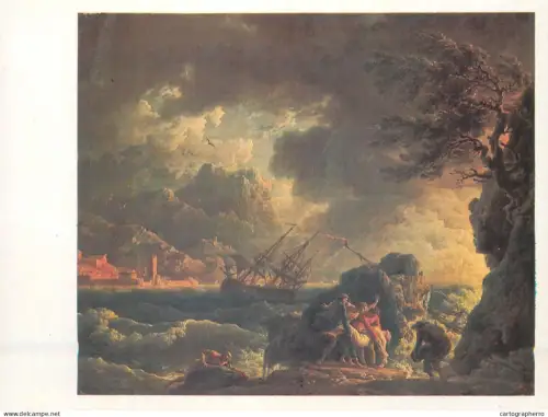 A5561 Paintings Claude-Joseph Vernet shipwreck