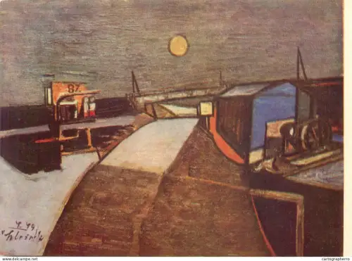 A5561 Paintings Vincent Hloznij Gas station