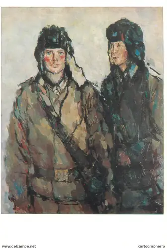 A5560 Paintings Gunther Brendel tank soldiers