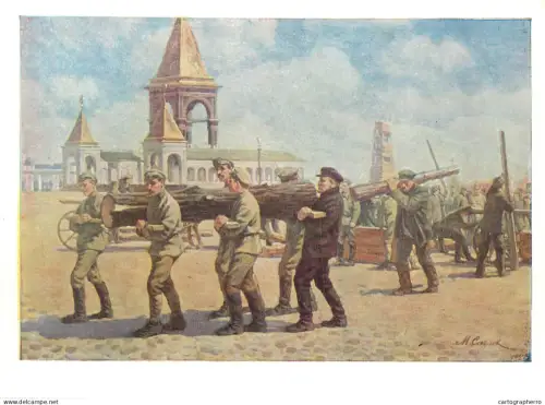 A5560 Paintings Mihail Gheorghievici Sokolov Lenin at the Pan-Russian Subbotnik in the Kremlin, May 1 1920