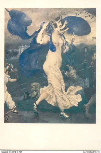 A5560 Paintings Leon Bakst Heavy Shower