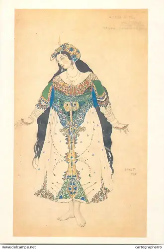 A5560 Paintings Leon Bakst The beautiful Tsarevna