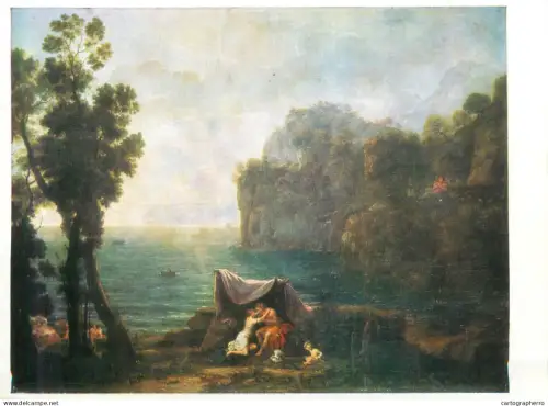 A5559 Paintings Claude Lorrain Landscape with Acis and Galatea