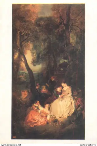 A5559 Paintings Jean-Baptiste Pater Scene in a Park