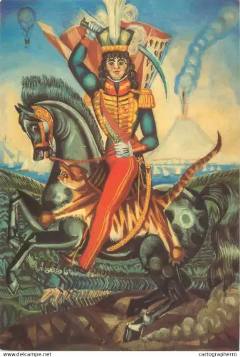 A5559 Paintings Zygmunt Waliszewski Prince Jozef Poniatowski on horseback