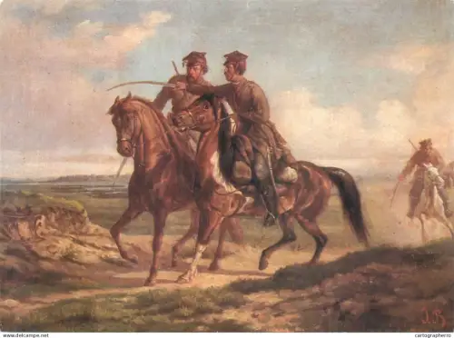 A5559 Paintings Józef Brodowski Lithuanian Tatars in the Napoleonic army