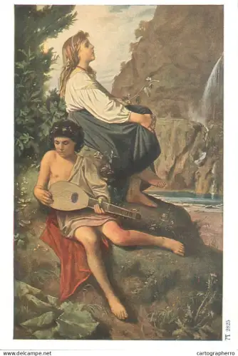 A5559 Paintings Anselm Feuerbach Memories from Tivoli
