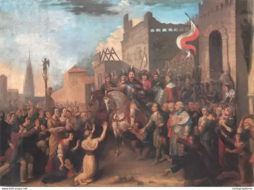 A5559 Paintings Fabian Samecki The triumphal entry of King John III Sobieski into Vienna