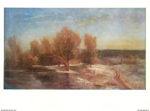 A5559 Paintings Alexei Kondratievici Savrasov Spring