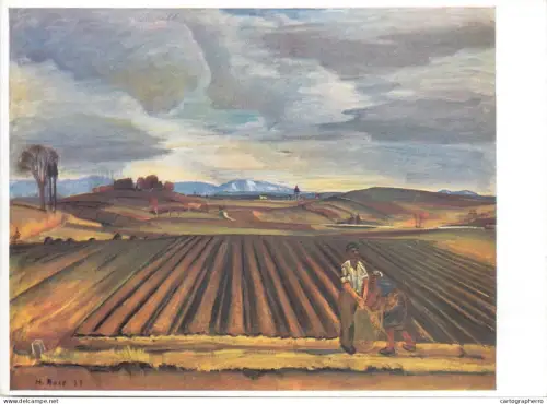 A5559 Paintings Heinz Rose Brown land