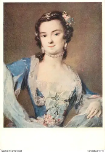 A5558 Paintings Rosalba Carriera Portret of Barbara Campanini