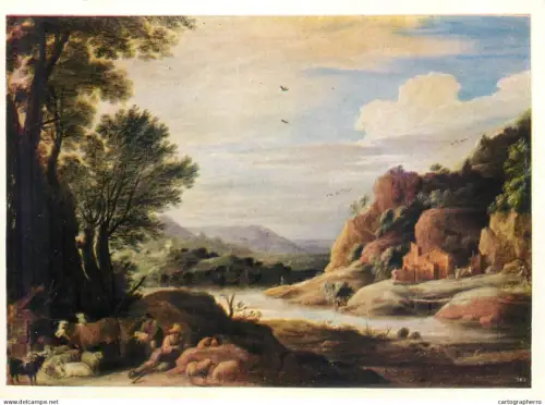 A5558 Paintings David Teniers River landscape