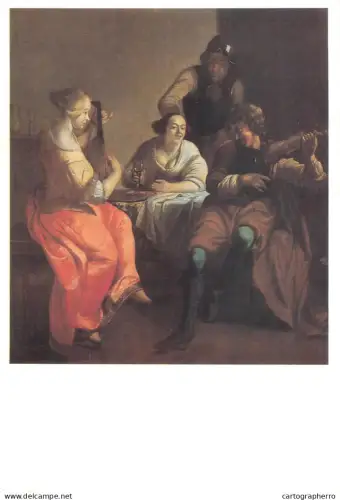 A5558 Paintings Jacob Ochtervelt Brothel Scene