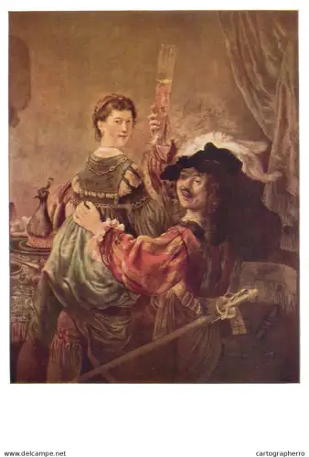 A5558 Paintings REMBRANDT Rembrandt and Saskia in the Prodigal Son scene