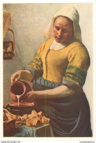 A5558 Paintings Jan Vermeer The Milkmaid