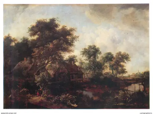 A5558 Paintings Meindert Hobbema The water mill