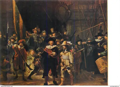 A5558 Paintings REMBRANDT Night patrol