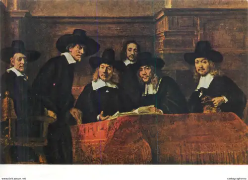 A5558 Paintings REMBRANDT The aldermen of the Draper's Guild