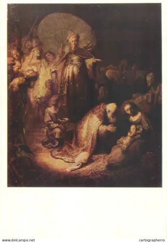 A5558 Paintings REMBRANDT Adoration of the Magi