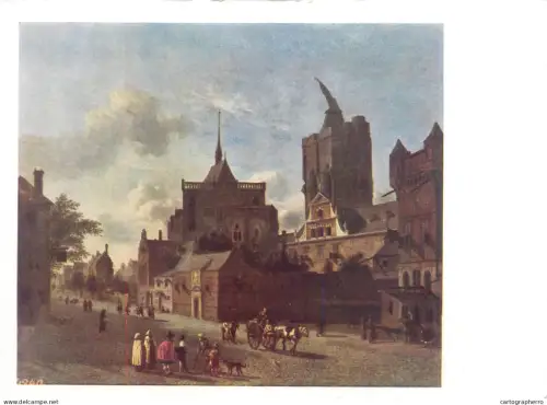 A5558 Paintings Jan van der Heyden Street in Cologne