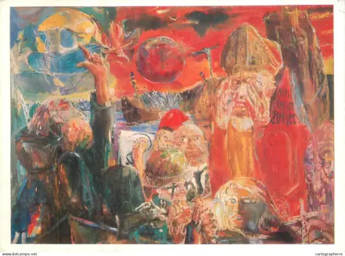 A5557 Paintings Bernhard Heisig Icarus – Difficulties in the search for truth