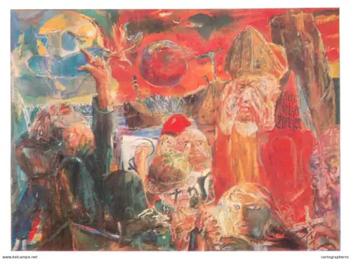A5557 Paintings Bernhard Heisig Icarus – Difficulties in the search for truth