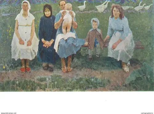 A5557 Paintings A. P. Tkachev The Mothers
