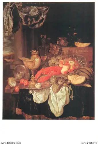 A5557 Paintings Abraham Van Beijeren Large Still Life with Lobster