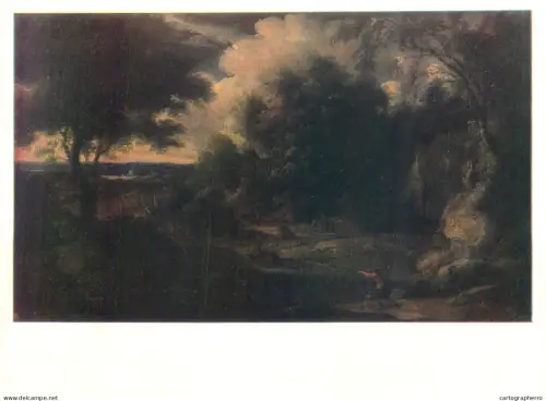 A5557 Paintings Adriaen Brouwer Twilight Landscape