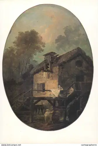 A5557 Paintings Hubert Robert - Landscape with a Mill