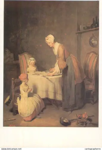 A5557 Paintings Jean-Baptiste-Siméon Chardin Le Bénédicité