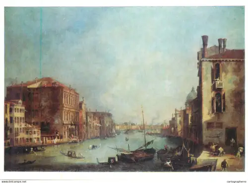 A5557 Paintings Giovanni Antonio Canal (Caneletto) Grand Canal, looking east from Campo San Vio