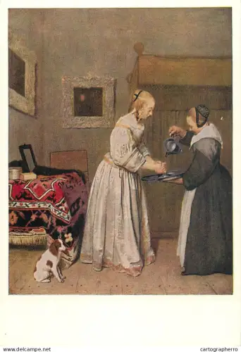 A5557 Paintings Gerard Ter Borch A Woman Washing her Hands