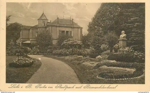 A6234 Lahr i. B. Stadtpark mit Bismarckdenkmal
