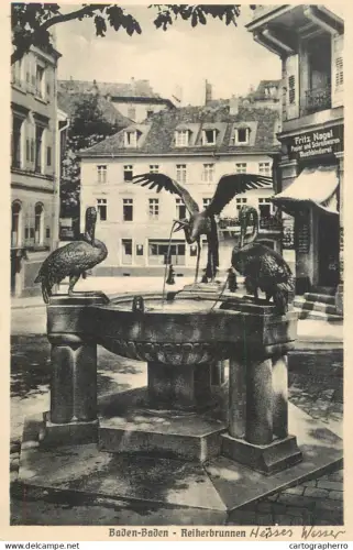 A6234 Baden-Baden Reiherbrunnen 1936