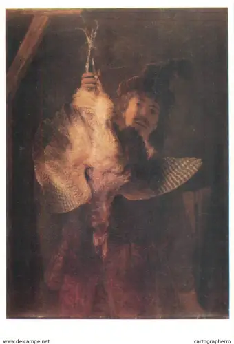 A5557 Paintings REMBRANDT Self portrait with a dead bittern