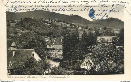 A6234 Oberharmersbach Gasthaus und Pension Sonne 1931