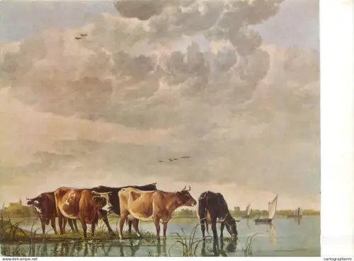 A5556 Paintings Albert Cuyp Cows on the watering place