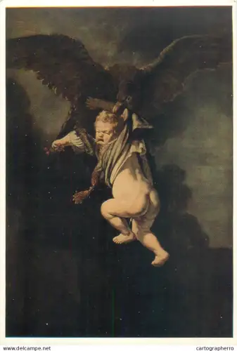 A5556 Paintings REMBRANDT The Abduction of Ganymede