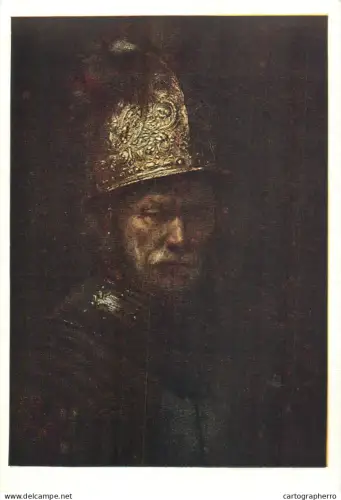 A5556 Paintings REMBRANDT Man with golden helmet