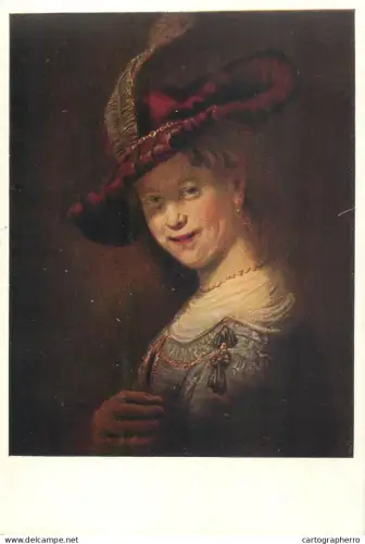 A5556 Paintings REMBRANDT Saskia as a young girl  smilling