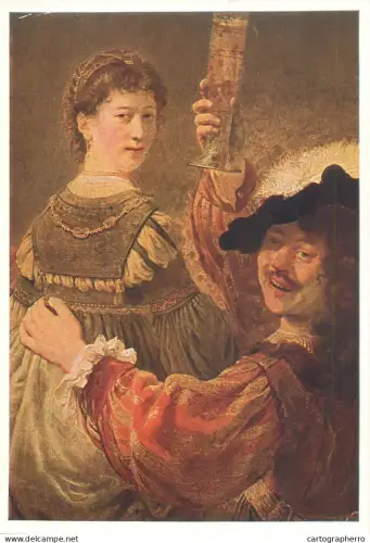A5556 Paintings REMBRANDT Selfportret of the artist and his wife
