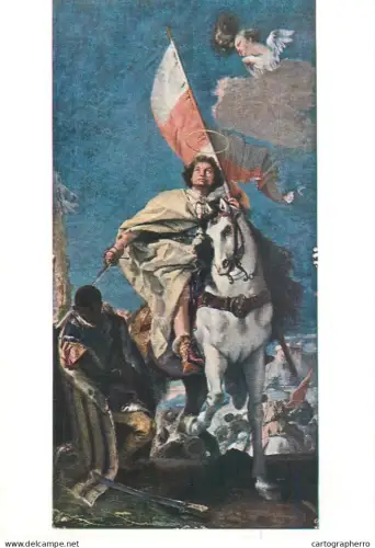 A5556 Paintings Giovanni Battista Tiepolo Saint James the Great conquering the Moors at the Battle of Clavijo