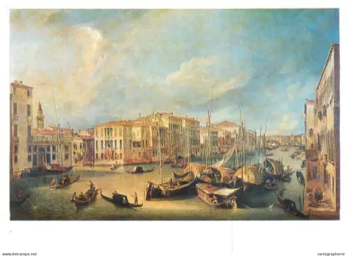 A5556 Paintings Giovanni Antonio Canale Grand Canal: Looking North-East toward the Rialto Bridge