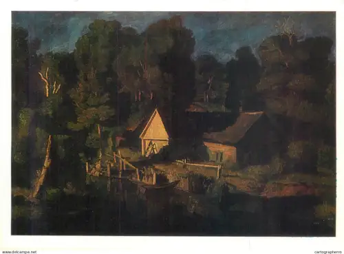 A5556 Paintings Nikolai Krymov Mill in Turusa