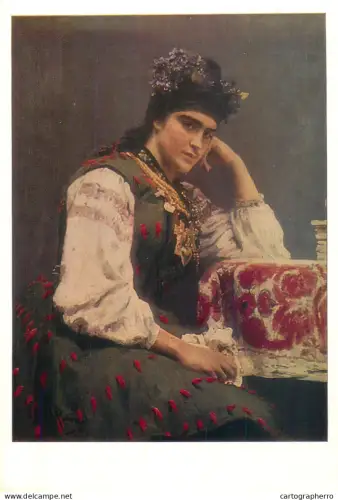 A5556 Paintings Ilya Repin Portret of Sofhia Dragomirova