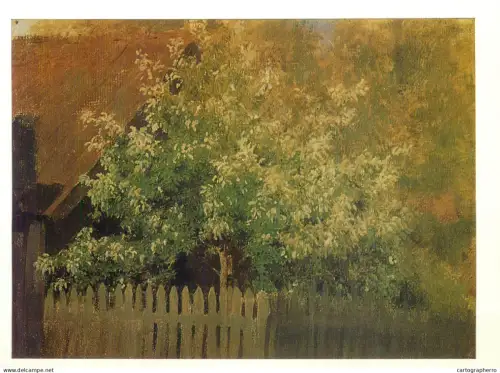 A5556 Paintings Isaac Levitan Bird cherry tree