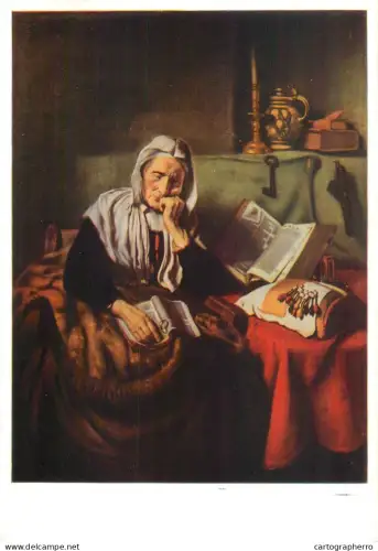A5556 Paintings Nicolas Maes the old women