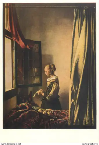 A5556 Paintings Ian Vermeer girl reading letters