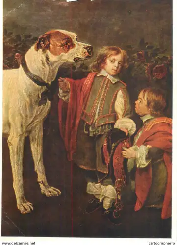 A5556 Paintings Jan Fyt Dog boy and Dworf